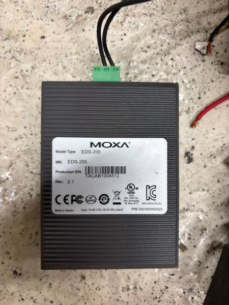 MOXA EDS - 205, 5 Port Ethernet Switch